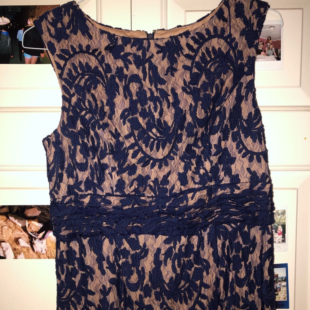 Dark Blue Laced Dress
